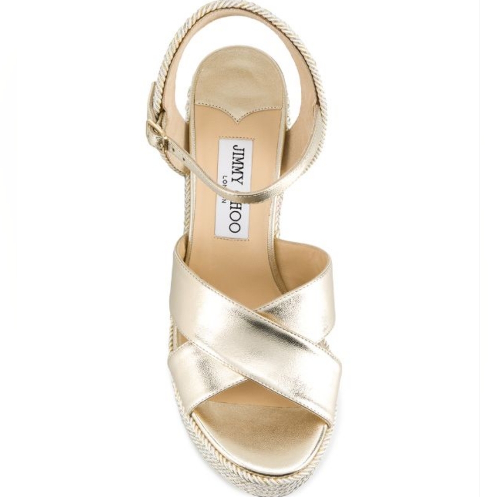 Jimmy Choo Dellena 100mm Espadrilles